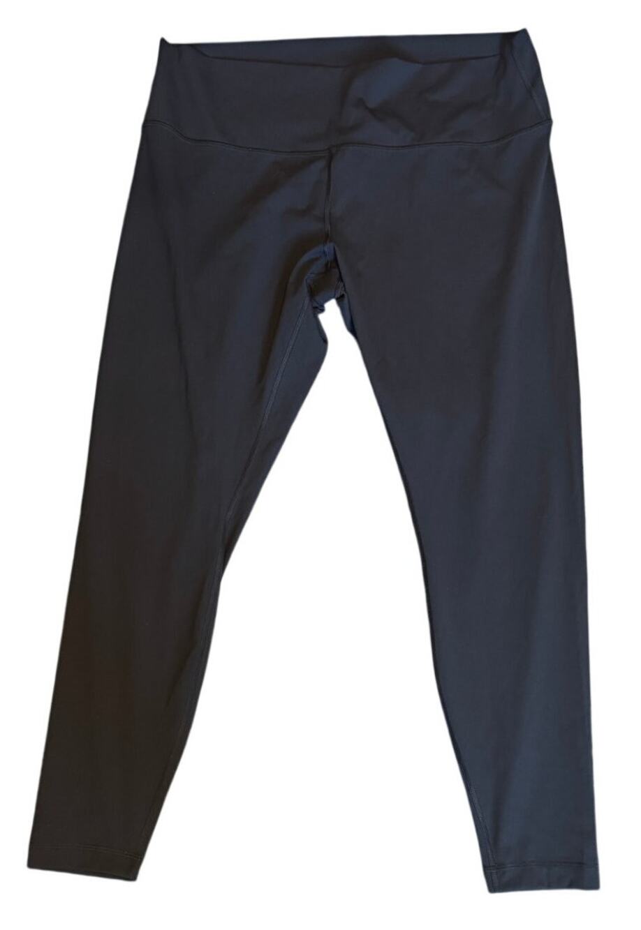 Lululemon Black High Rise Leggings Women's Size 18  with 28" Inseam